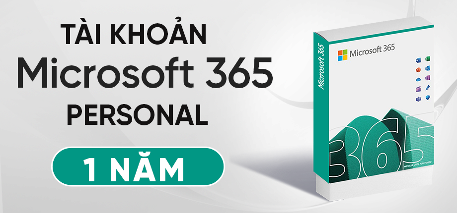 Microsoft 365 (Office 365) Personal 1 năm - Tài khoản